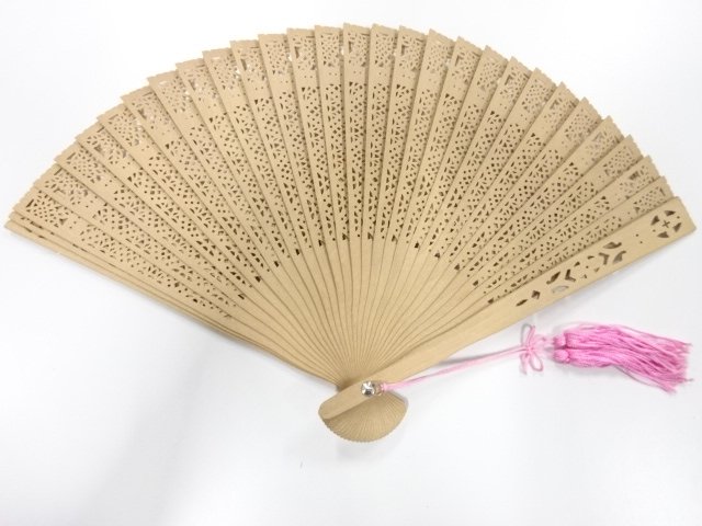アンティーク　白檀　扇子